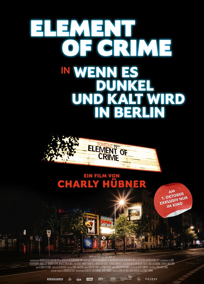 ELEMENT OF CRIME in WENN ES DUNKEL UND KALT WIRD IN BERLIN